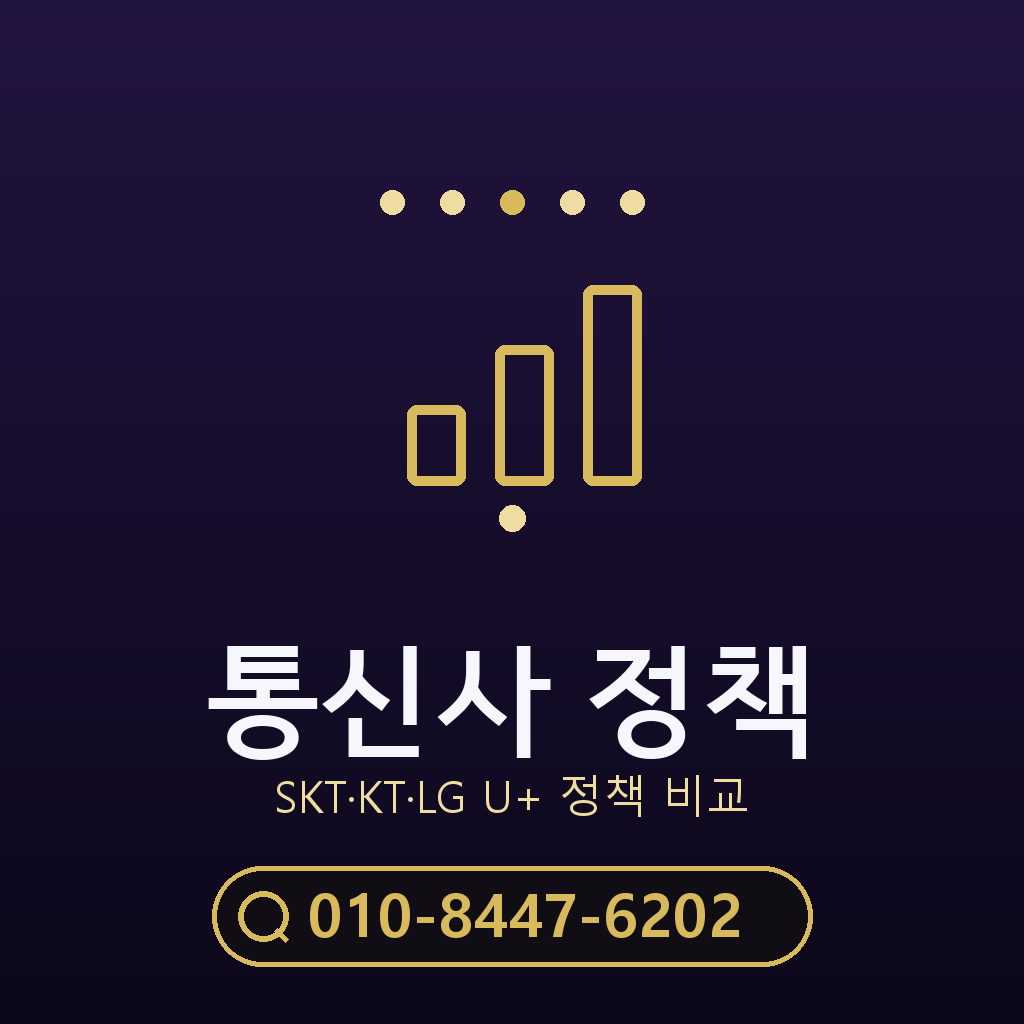 통신사별 정책 확인